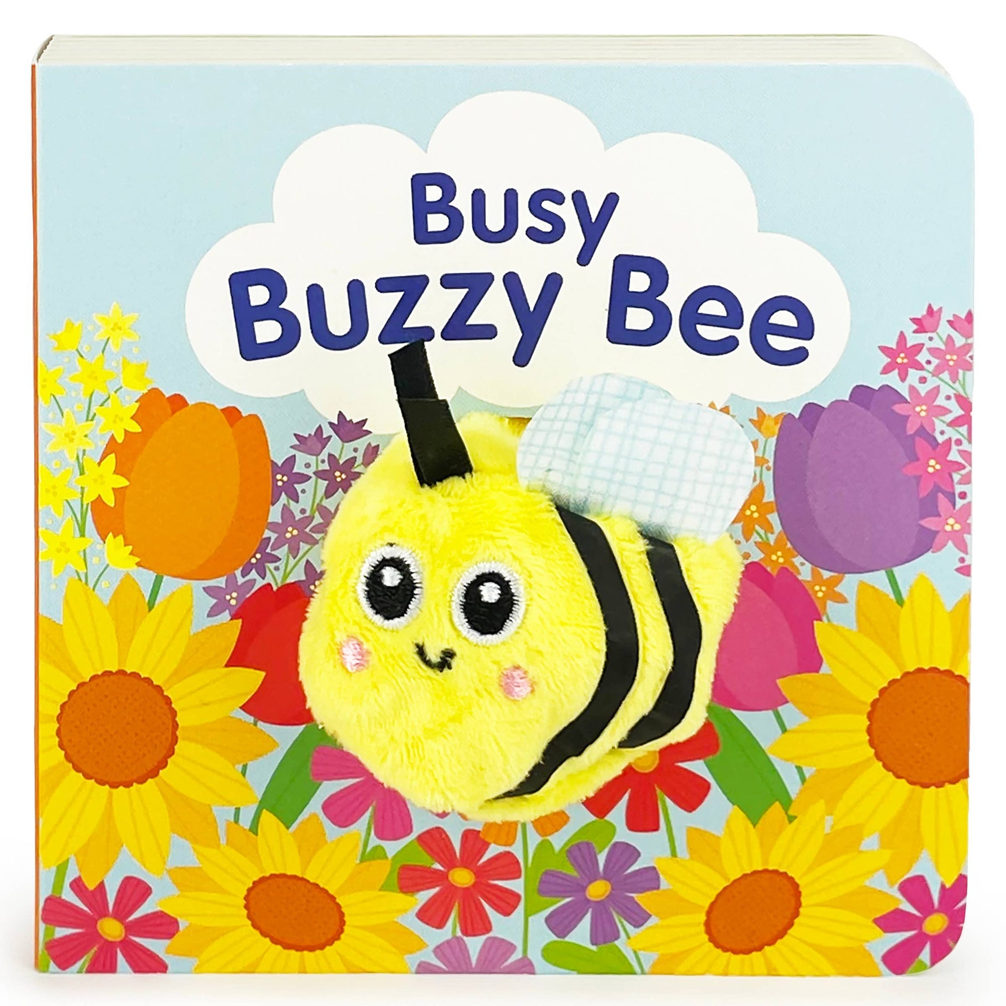 Busy Buzzy Bee Finger Puppet Board Book Cottage Door Press 