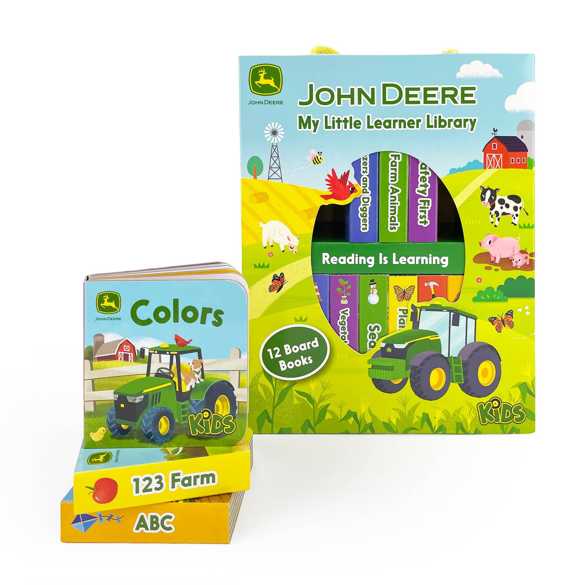 John Deere Kids My Little Learner Library Board Book Set Cottage Door Press 