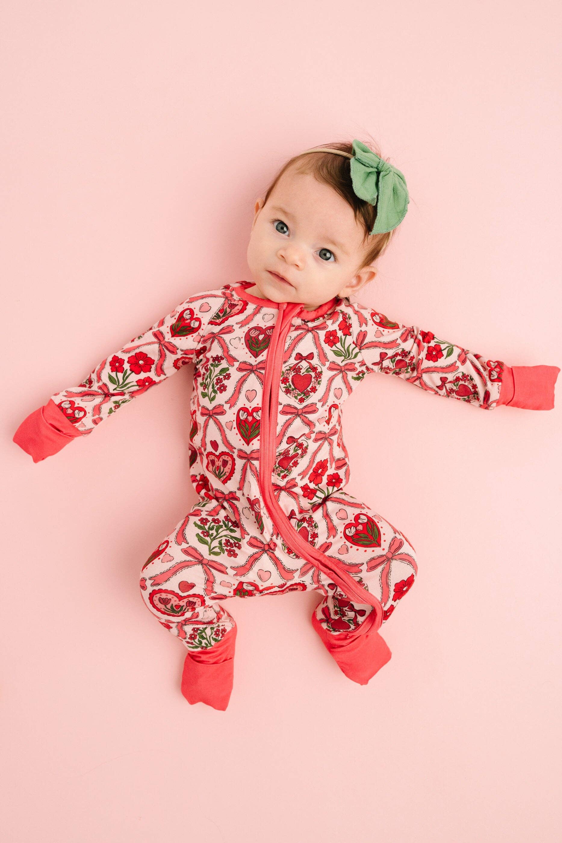 Sweetest Valentine Bamboo Sleeper: 0-3M Little One Shop 