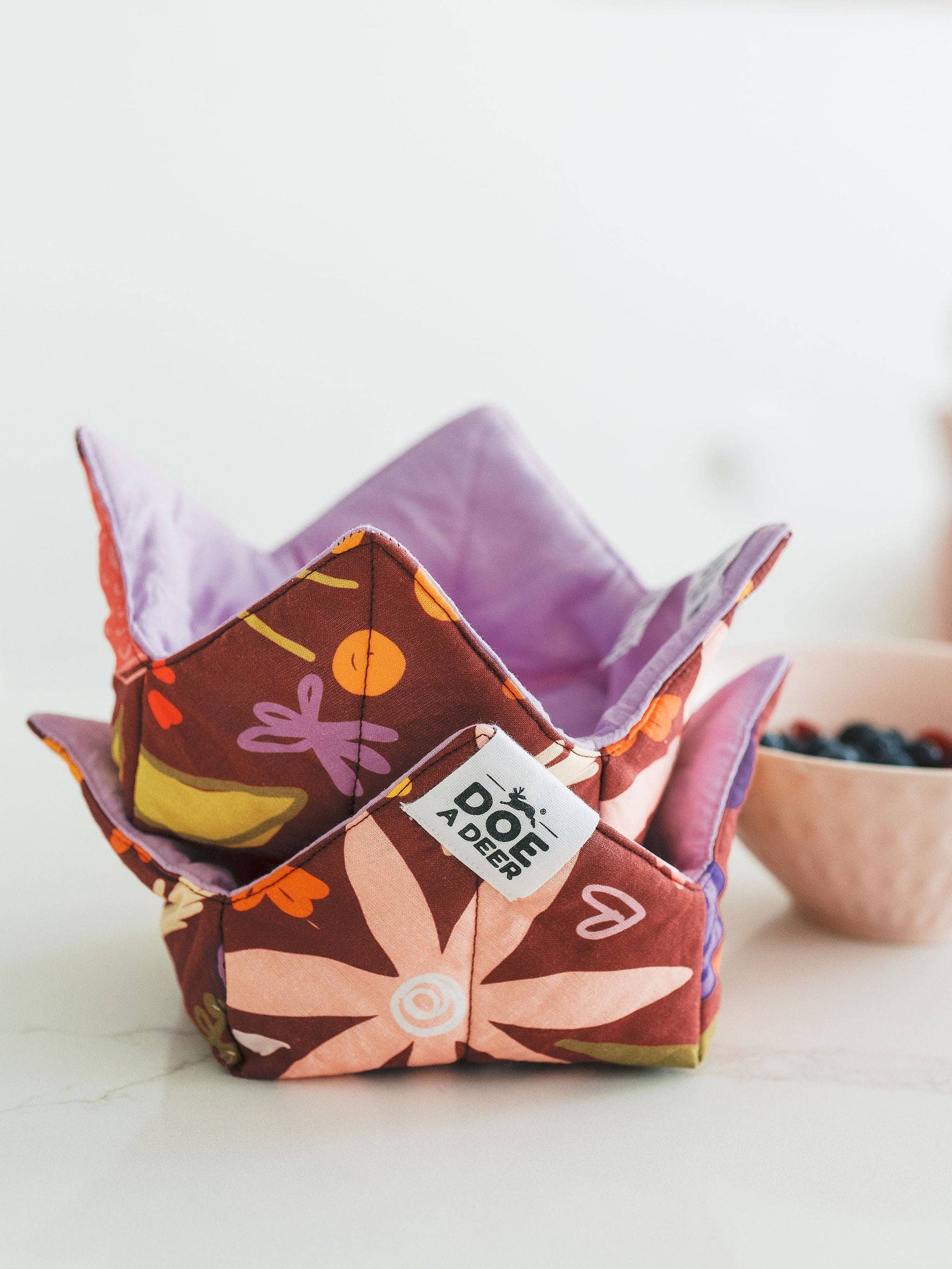 Fall Floral Bowl Bestie | Microwave Bowl Holder Doe A Deer 