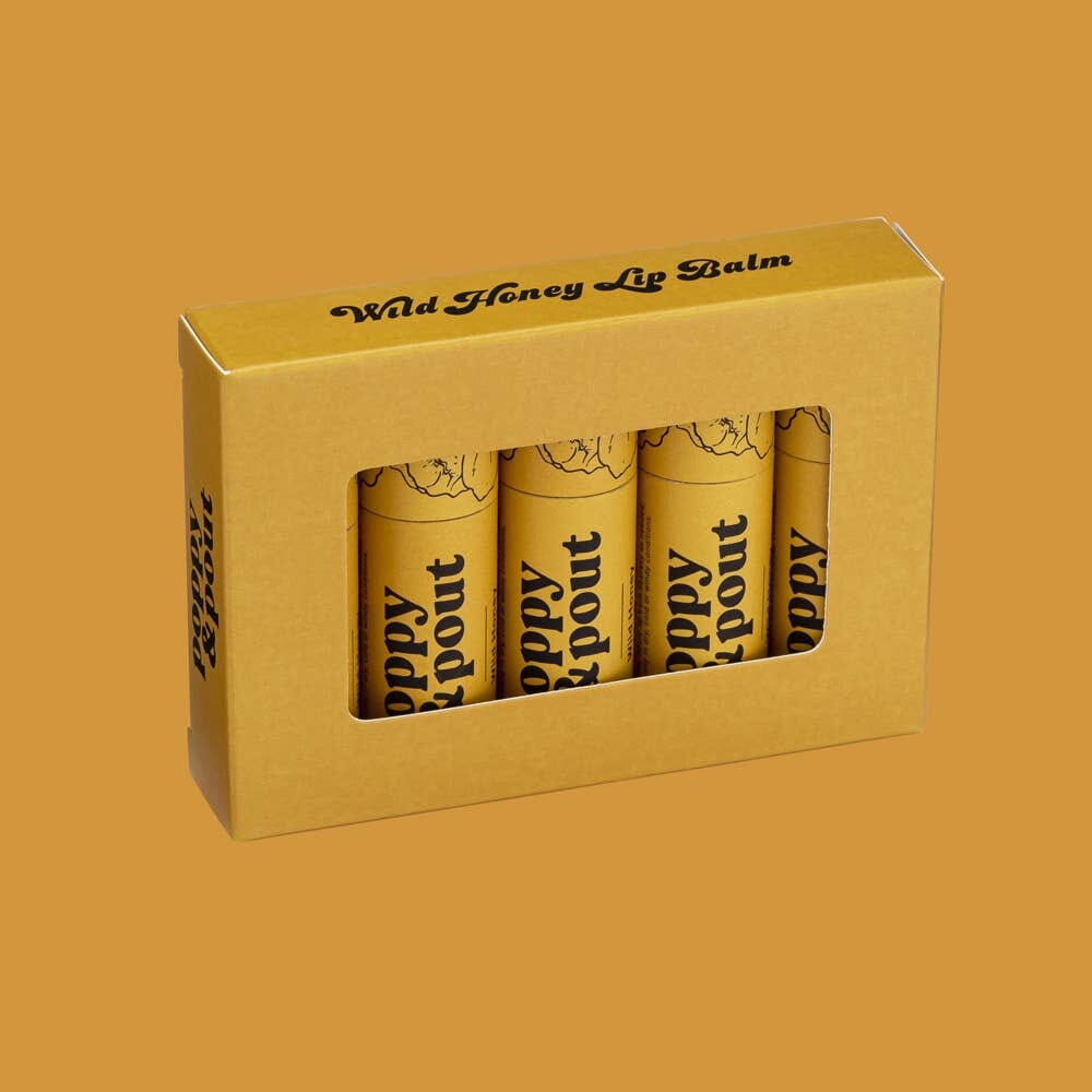 Lip Balm, Wild Honey Poppy & Pout 