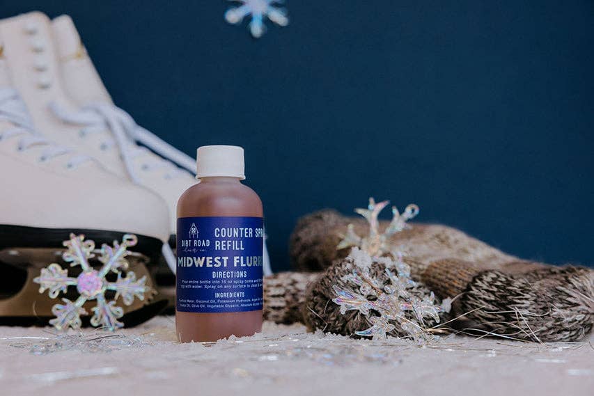 Midwest Flurries Counter Spray: Counter Spray Dirt Road Candle Co 