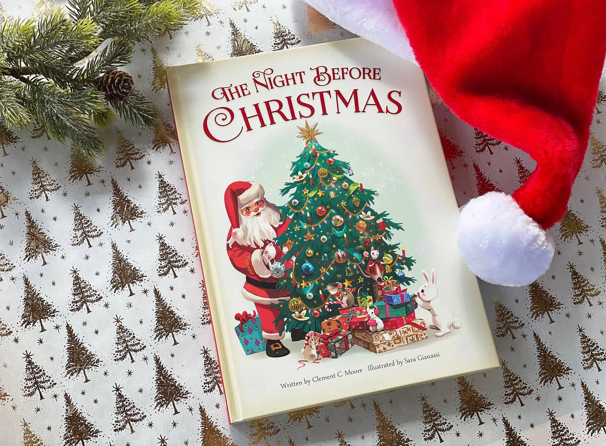 The Night Before Christmas Keepsake Board Book Cottage Door Press 