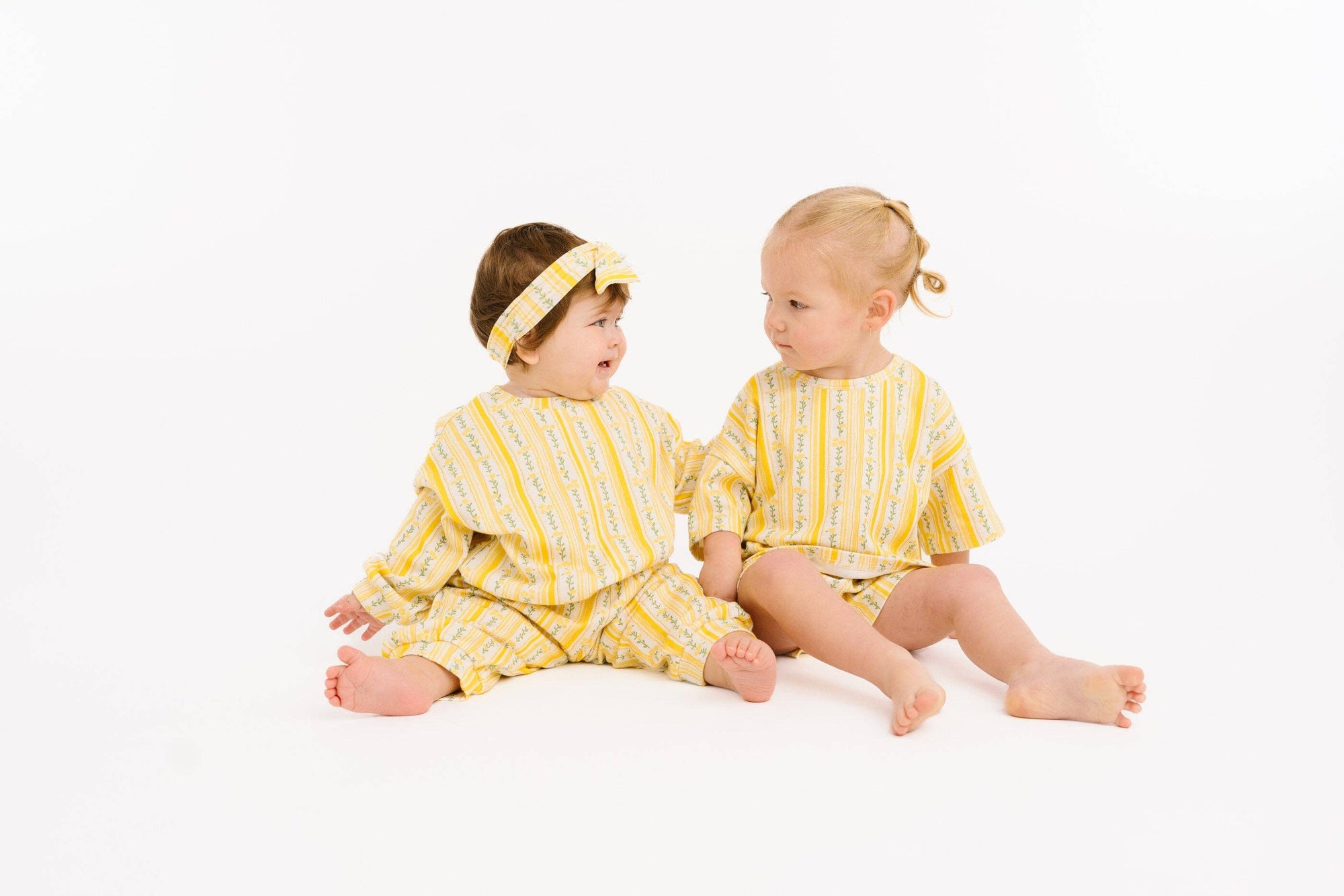 Sunny Meadow Stripe Slouchy Set: 6-12M Little One Shop 