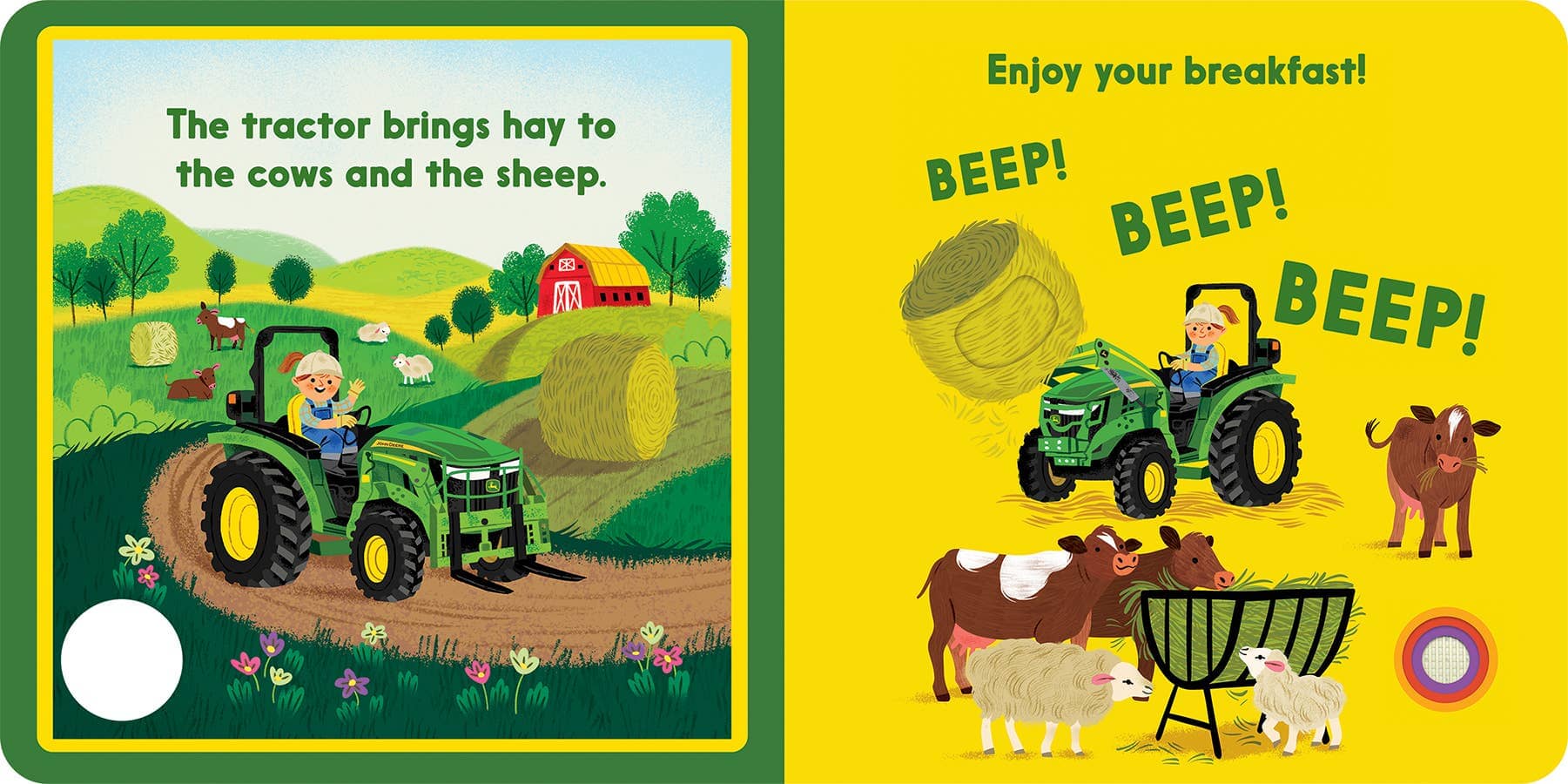 John Deere Kids Listen Touch & Feel Dig! Dump! Beep! Cottage Door Press 