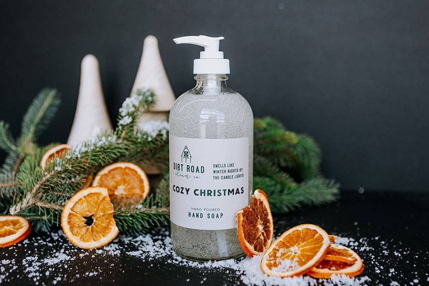 Cozy Christmas Hand Soap: Hand Soap Dirt Road Candle Co 