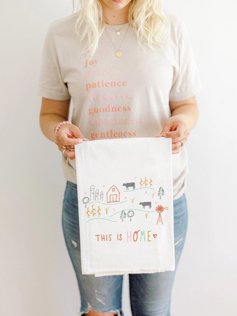 This is Home Flour Sack Towel Accessories Doe A Deer 