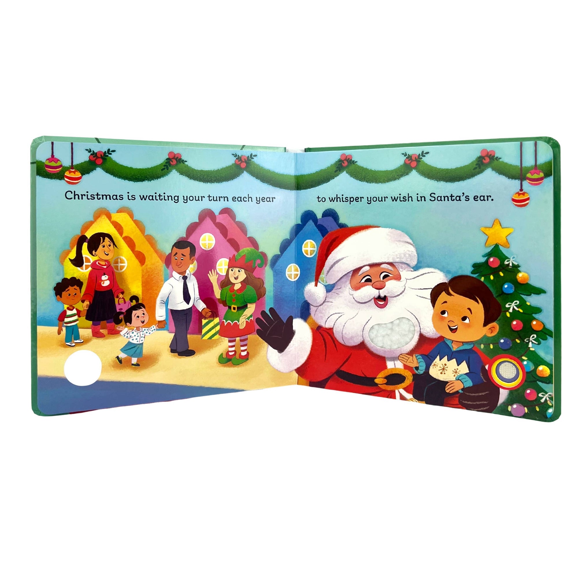 Listen, Touch &amp; Feel What is Christmas? Sound Book Cottage Door Press 