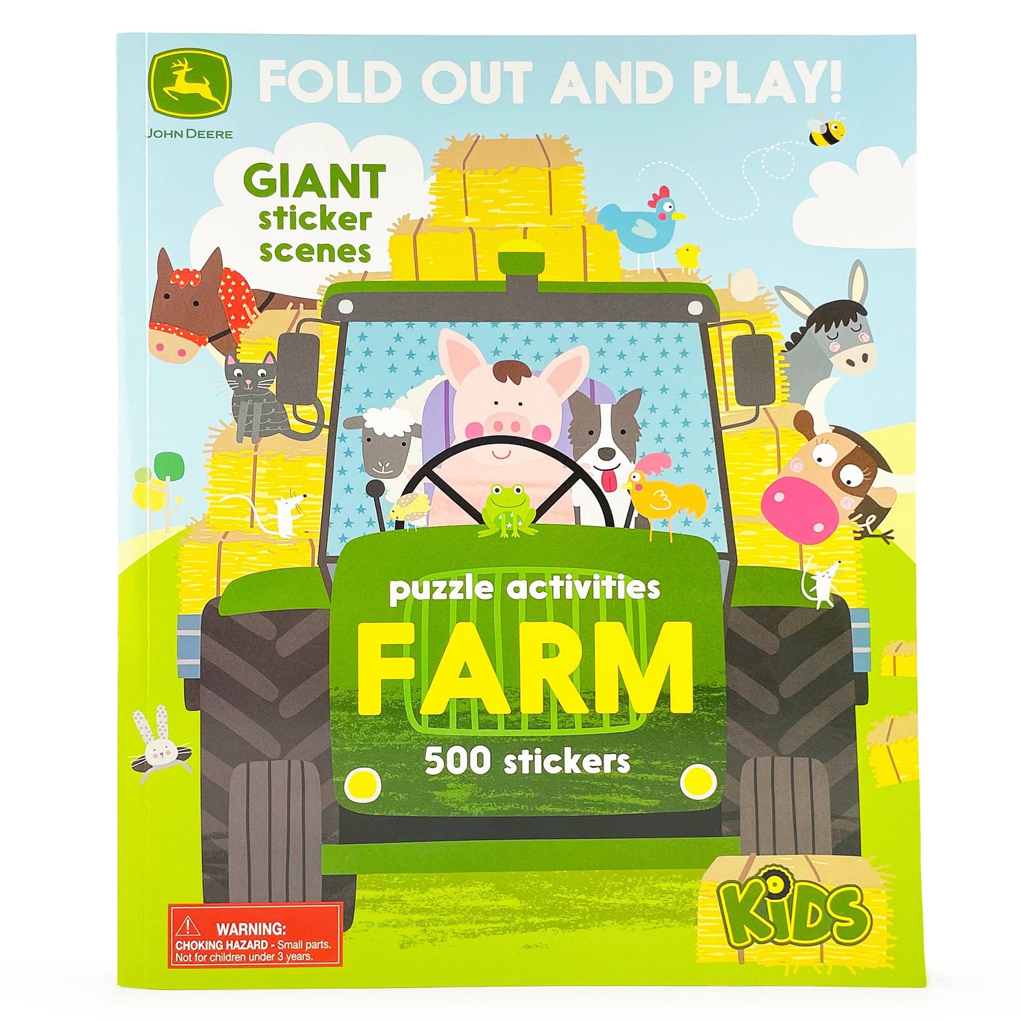 John Deere Kids Farm: 500 Stickers and Puzzle Activities Cottage Door Press 