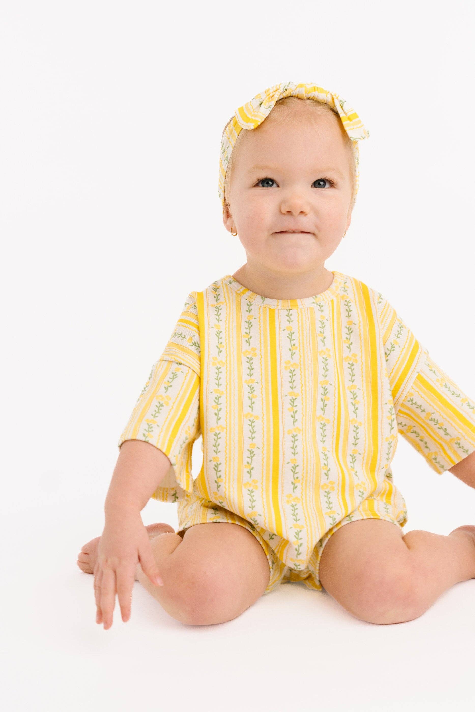 Sunny Meadow Stripe Slouchy Set: 6-12M Little One Shop 