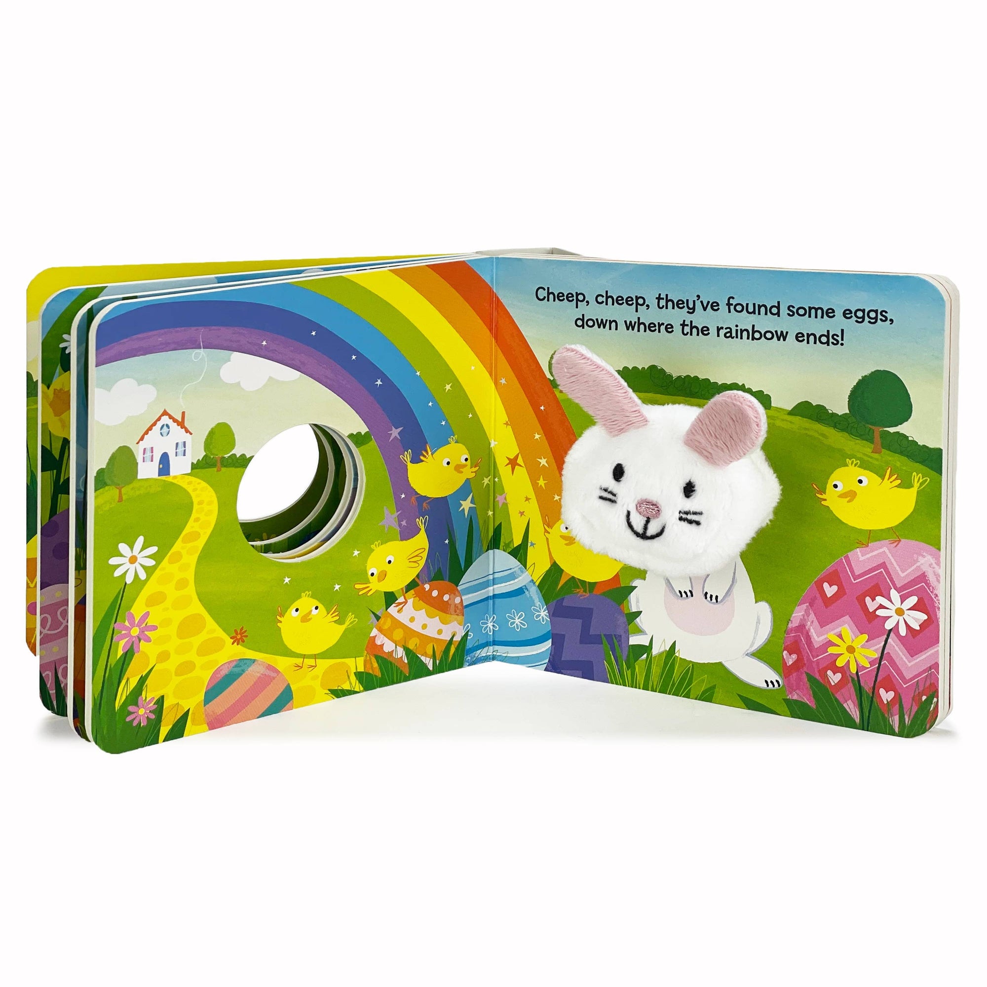 Hippity, Hoppity, Little Bunny Finger Puppet Board Book Cottage Door Press 
