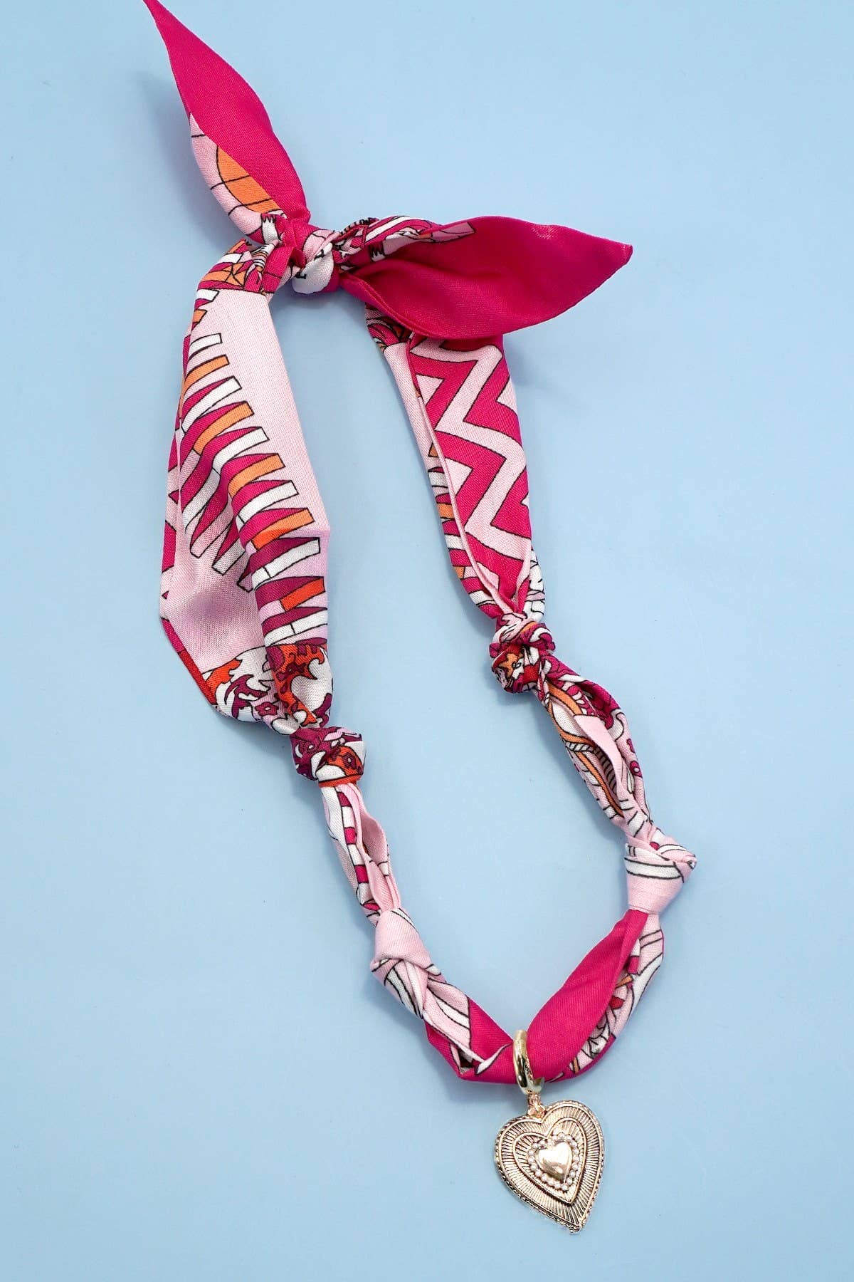 Handcrafted Scarf Interchangeable Charm Necklace | 80N92095: K JOSSLYN by wall to wall 