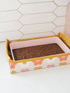 Flower Garden Casserole Carrier Doe A Deer 