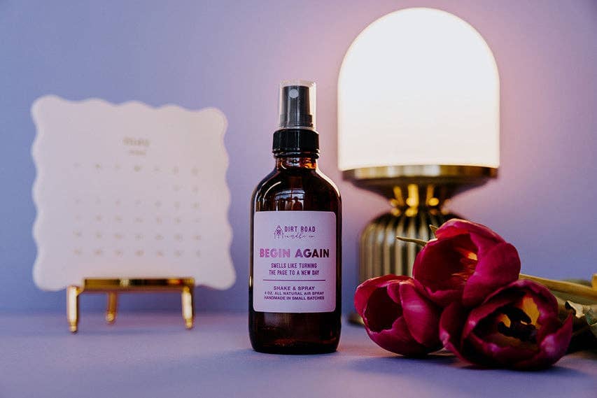 Begin Again Air + Room Spray Dirt Road Candle Co 