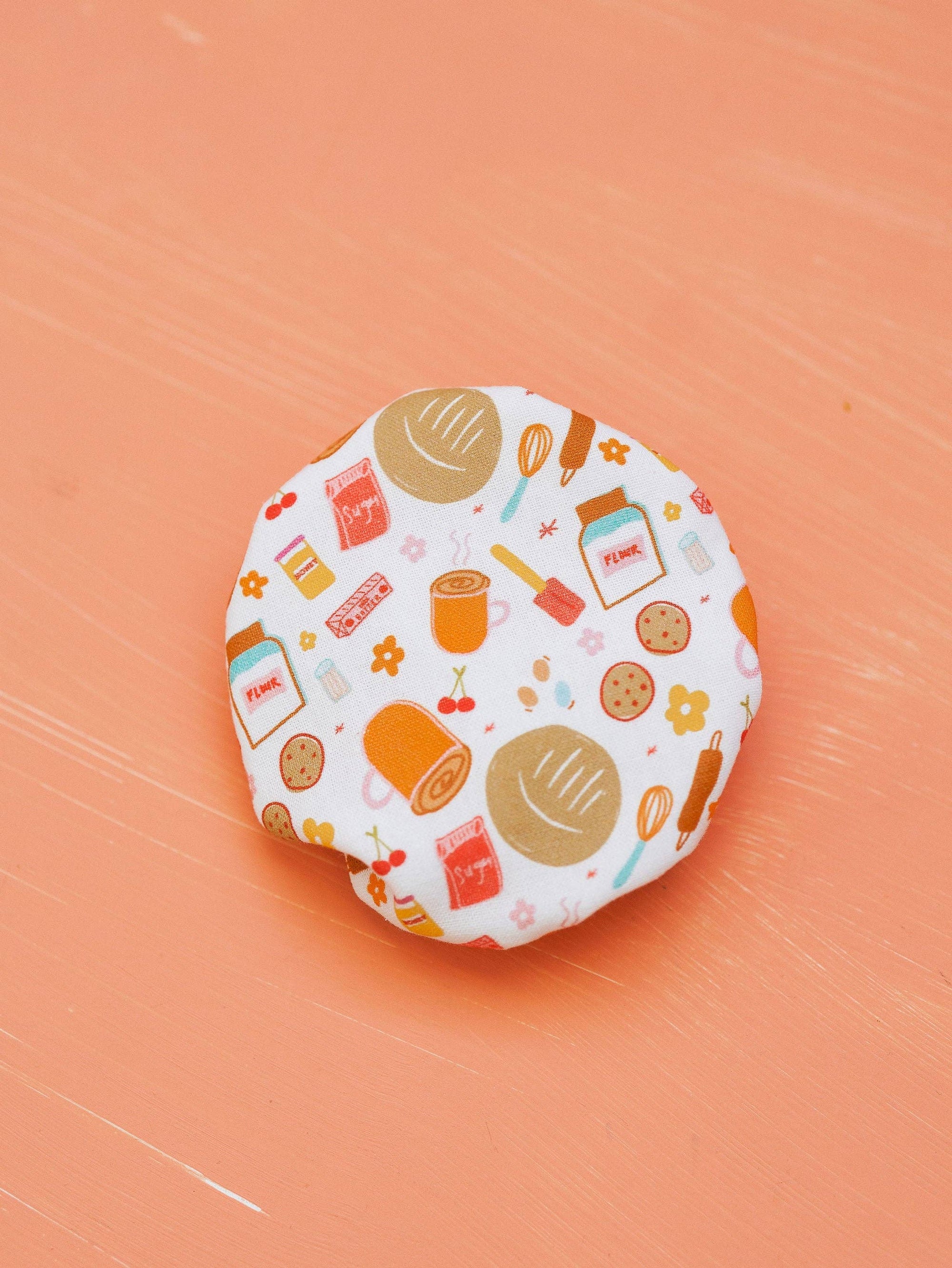 3.25" Baking Day Jar Cover (fits up to 4.25") Doe A Deer 