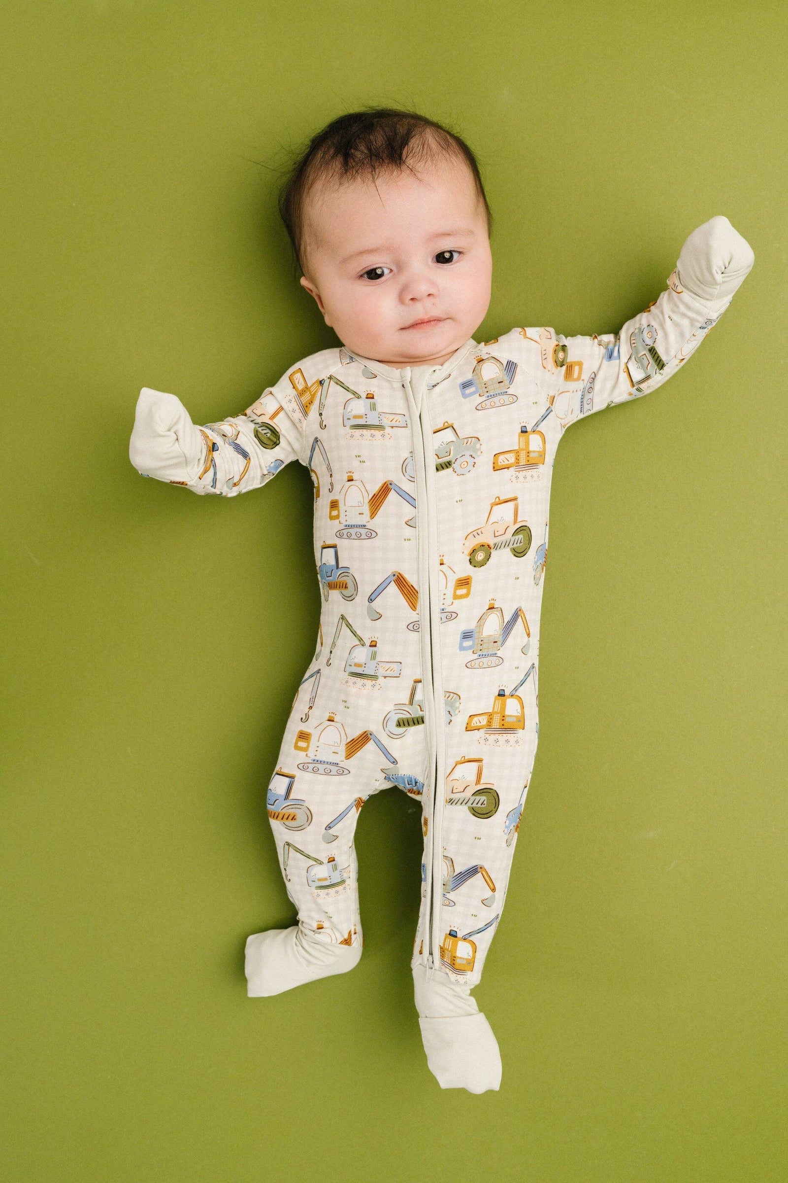 Construction Crew Bamboo Sleeper: 0-3M Little One Shop 