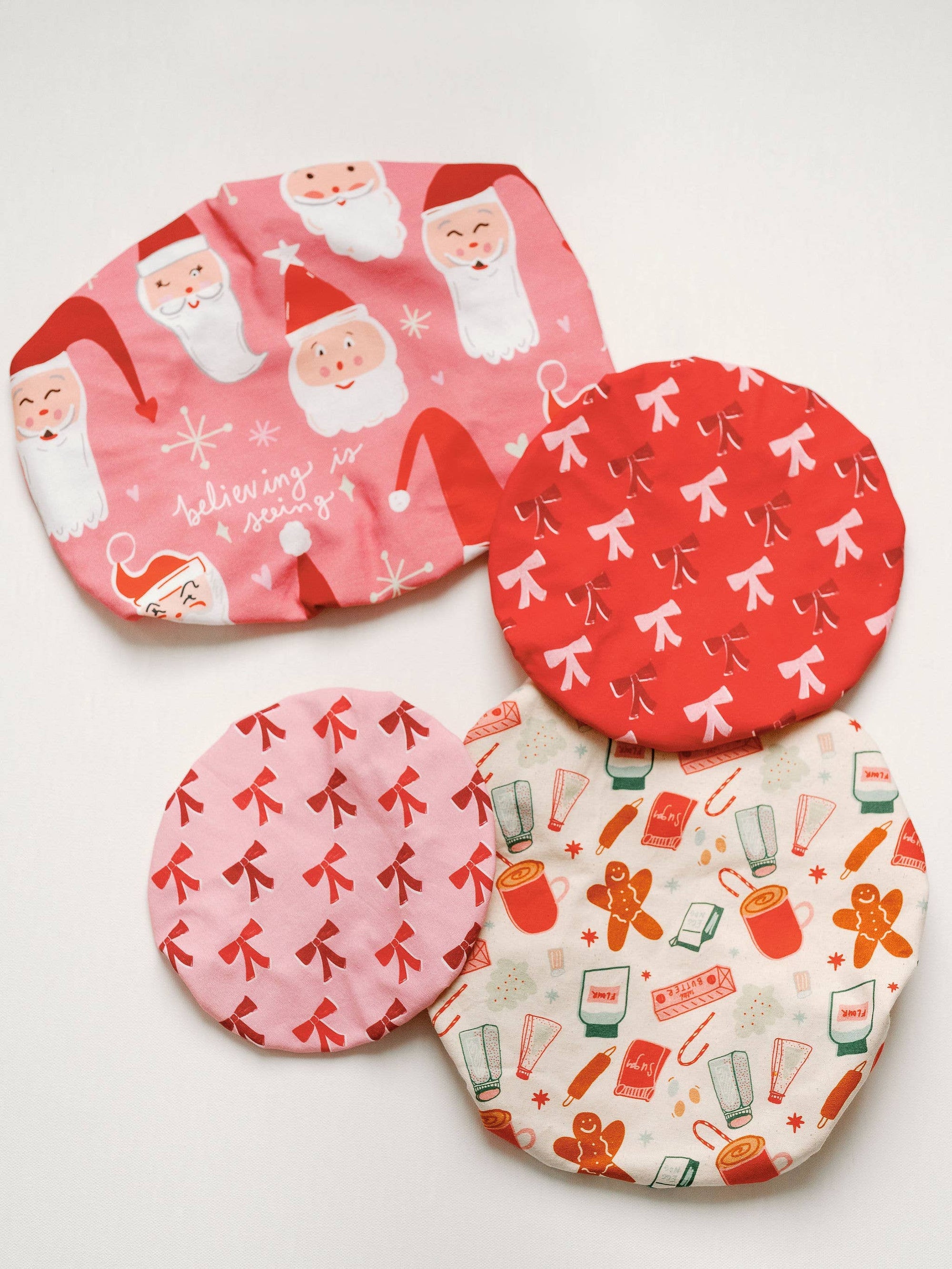 Holiday Bowl + Baking Dish Covers: Just Believe 10x14" Doe A Deer 