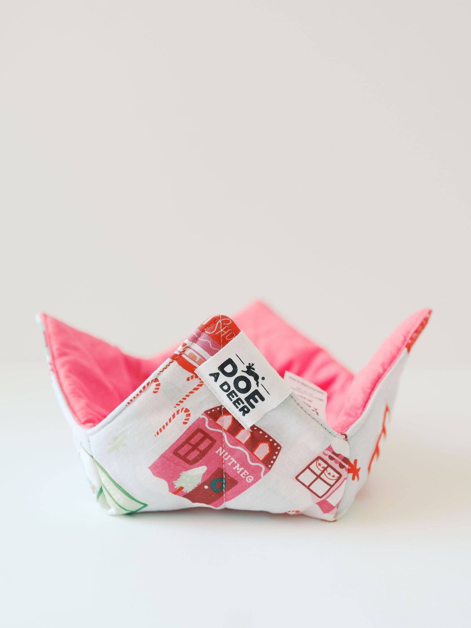 Christmas in the Village Bowl Bestie | Microwave Bowl Holder Doe A Deer 