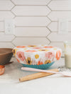 10.5&quot; Flower Garden Bowl Cover | Dough Cover, Bread Baking Doe A Deer 