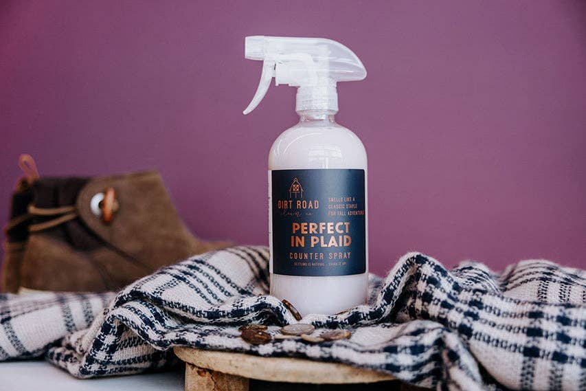 Perfect In Plaid Counter Spray: Counter Spray Dirt Road Candle Co 