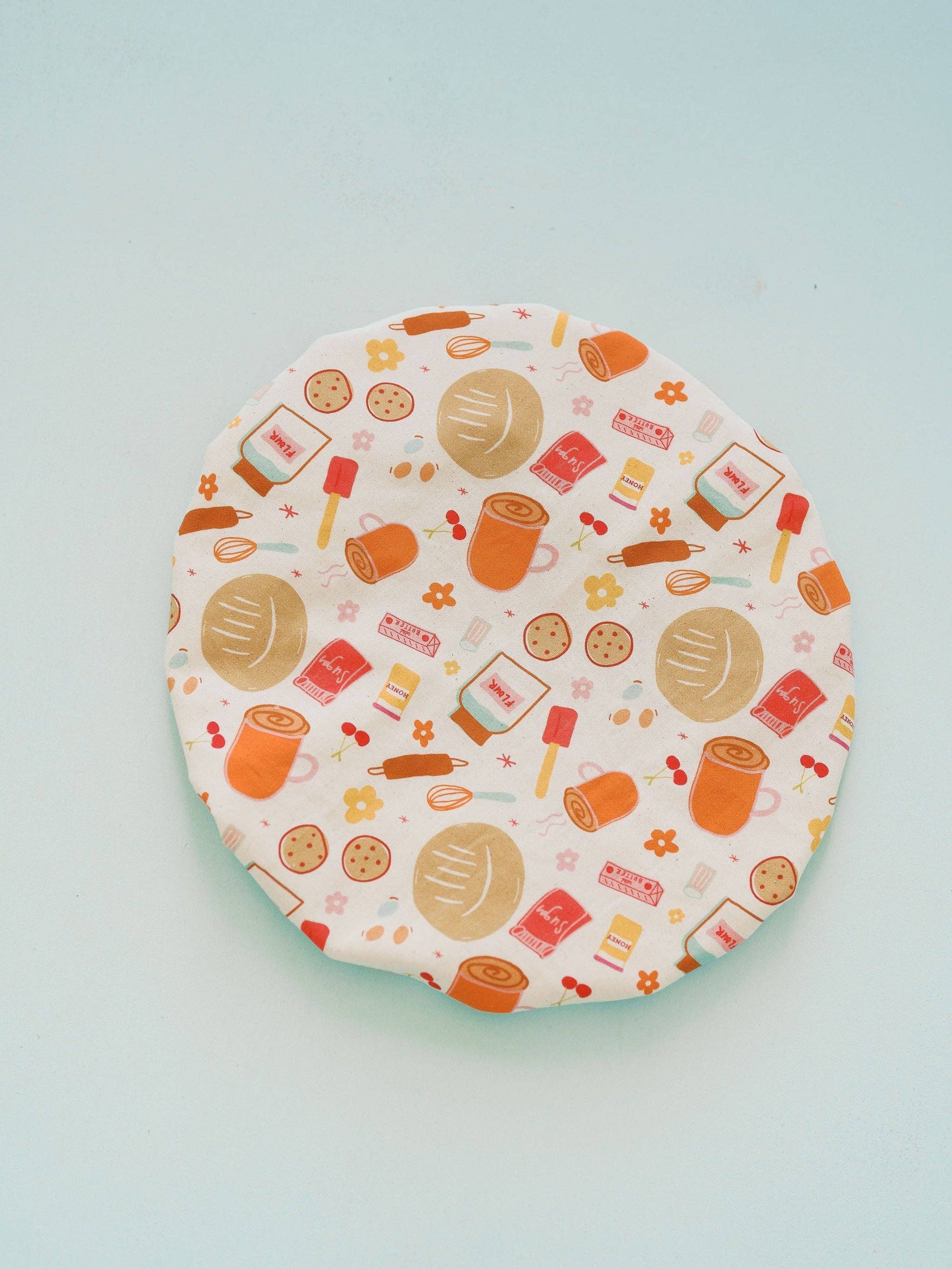 Baking Day 10.5" Bowl Cover | Reusable, Baking Doe A Deer 