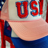 Chenille USA Pink Trucker Hat Hats PPTX 