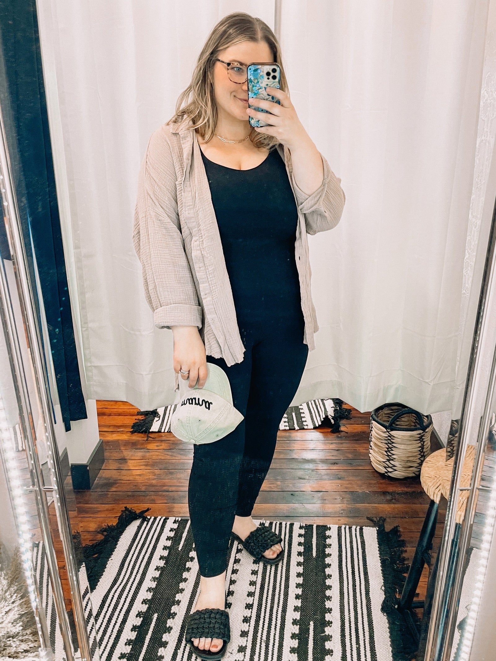 Black Full Length Bodysuit Jumpsuit & Rompers Zenana 