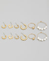 Assorted Mini Hoop Earrings Set Jewelry Fame 