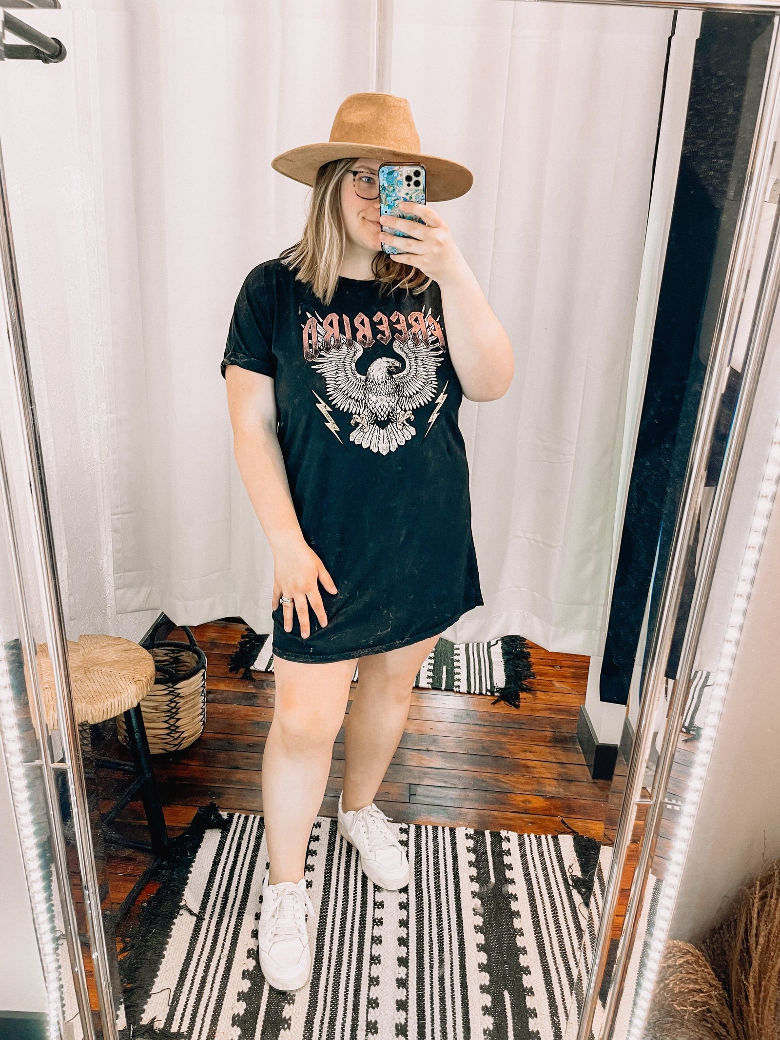 Free Spirit Vintage Wash T Shirt Dress Dress HRT&LUV 