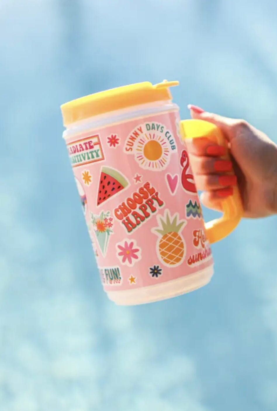 Sunny Days Ahead Thermo Jug with Straw Accessories Jadelynn Brooke 