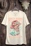 Wild West Cowgirls Graphic Tee Short sleeve Lotus Fashion Collection 