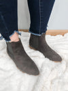 The Chase Charcoal Grey Suede Bootie Shoes Mars Sky Shoes 