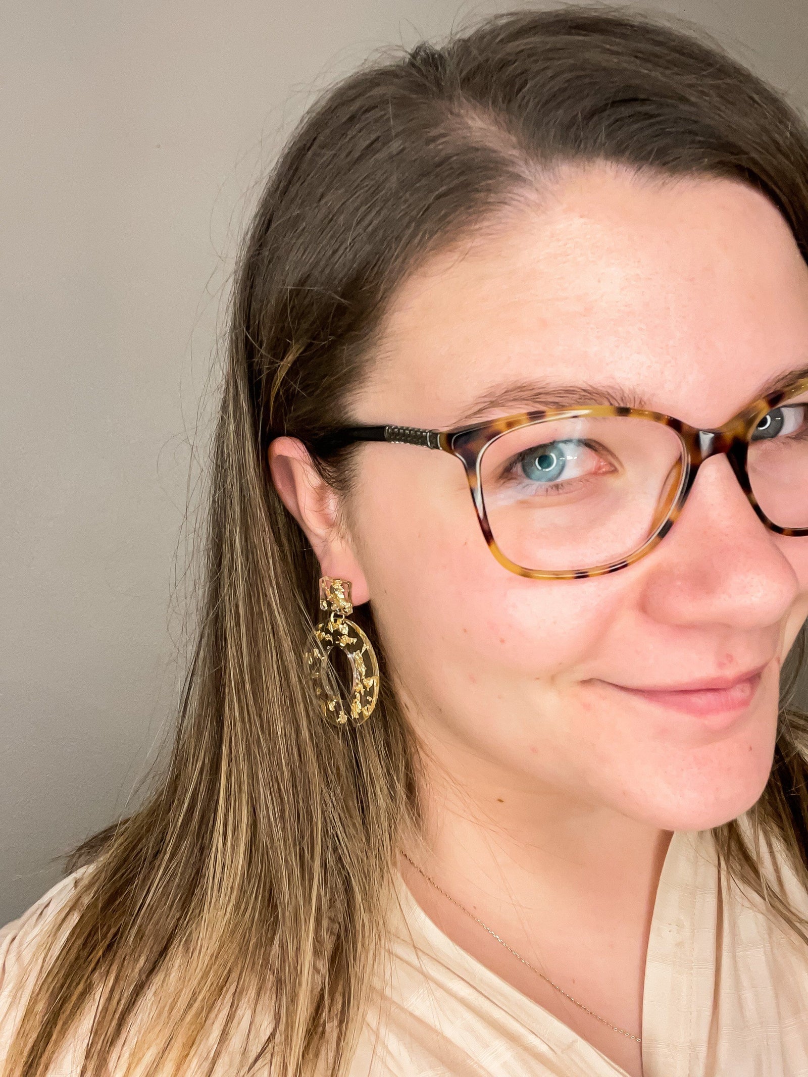 Life of the Party Handmade Resin Lock Key Earrings Jewelry Lock Key 