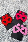 Be My Valentine Beaded Heart Earrings Jewelry Jess Lea 