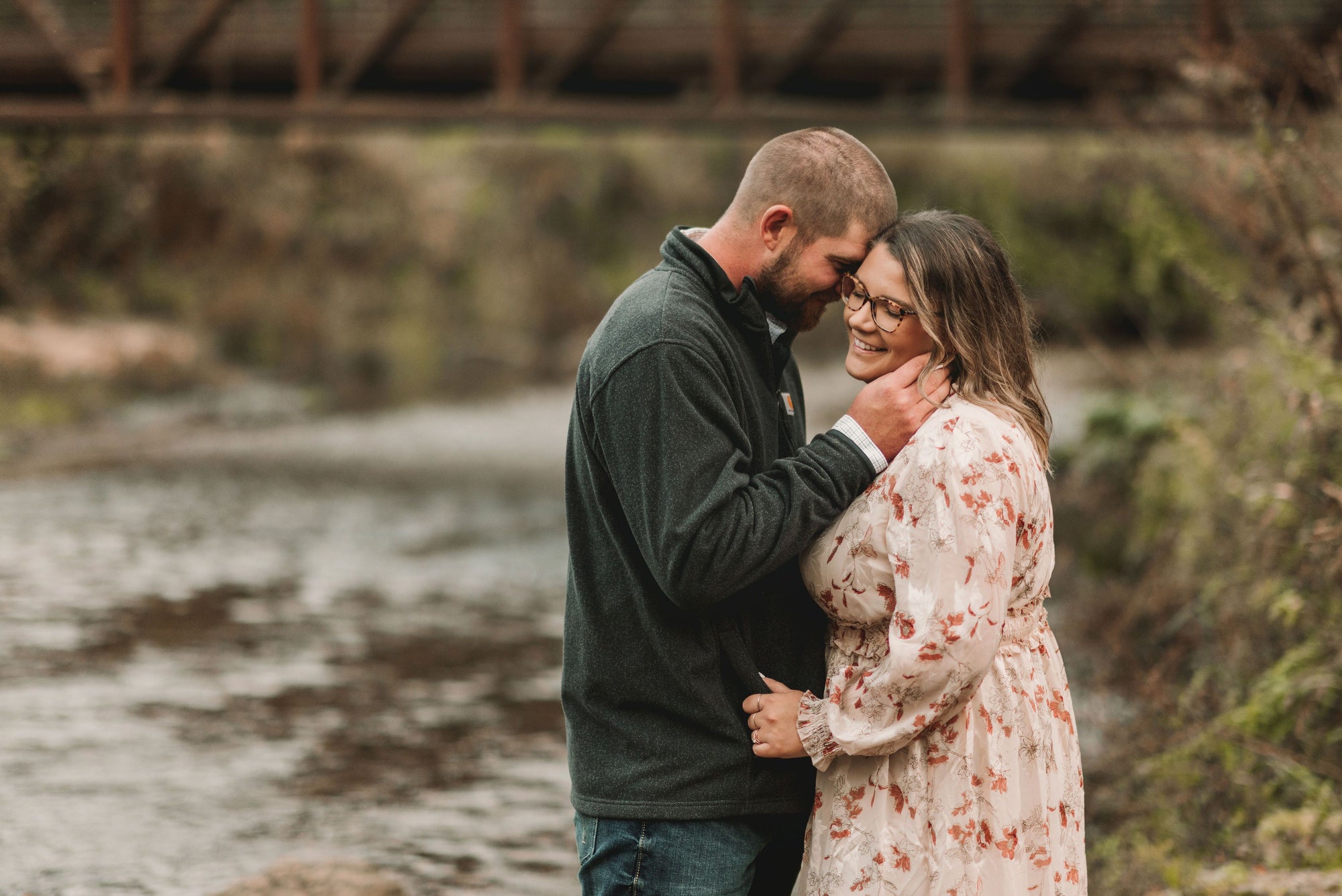 The Sadie Rust Floral Cream Dress Dress Polagram 