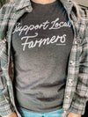 Support Local Farmers Graphic Tee Short sleeve Rosebud Tees 