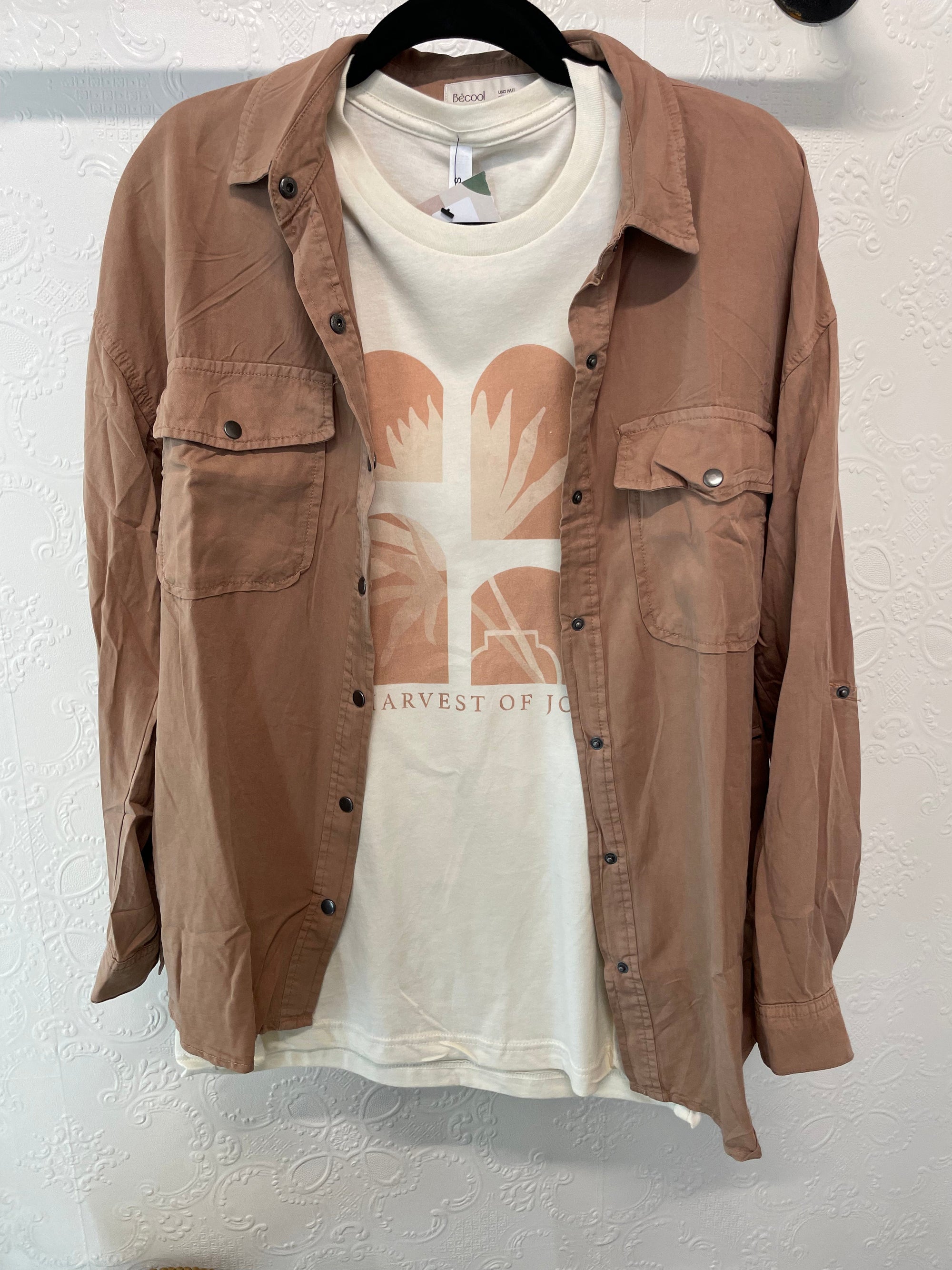 Harvest of Joy Dust Graphic Tee up to Plus Short sleeve Chaudoin Creations 