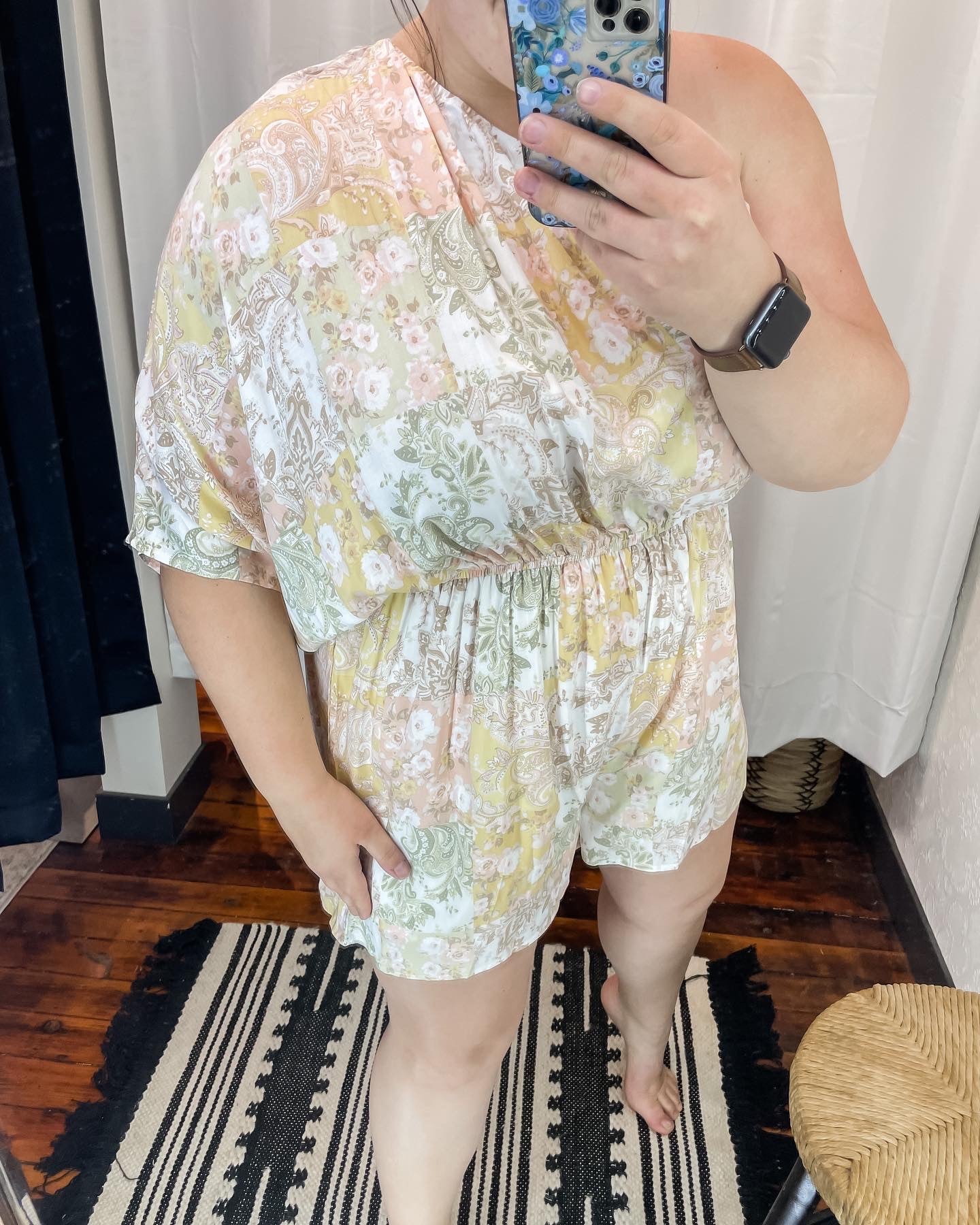 One Shoulder Mixed Print Romper up to Plus Jumpsuit &amp; Rompers andree 